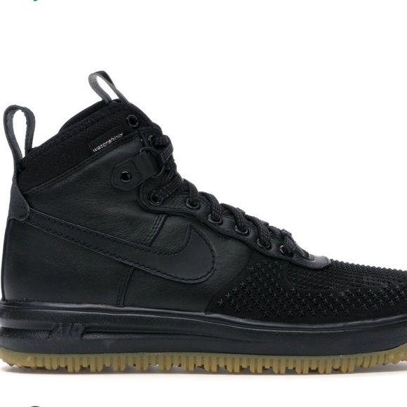 nike lunar force 1 duckboot all black